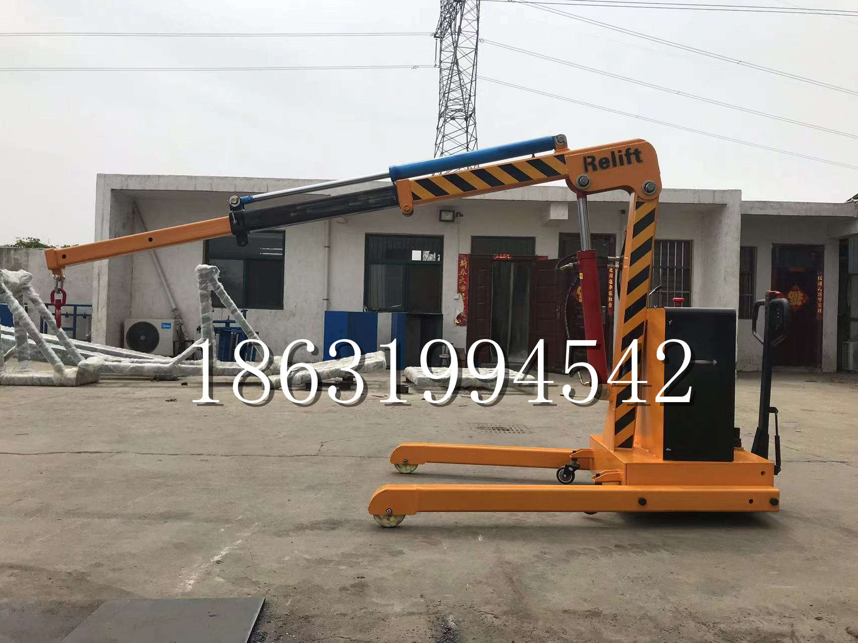 徐水区久征定做3吨三轮随车吊 农用园林绿化移树吊 平板工程用小吊机